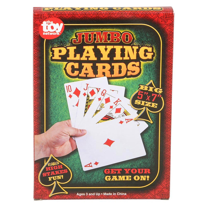 Jumbo Playing Cards 5" x 7"