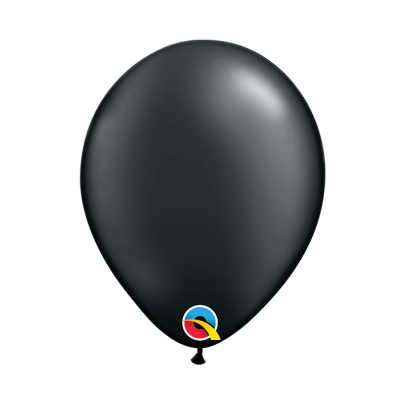 Black Pearlized Latex Balloons 5" (100 PACK)