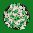Green and White Gourmet Popcorn