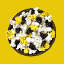 Black and Yellow Gourmet Popcorn