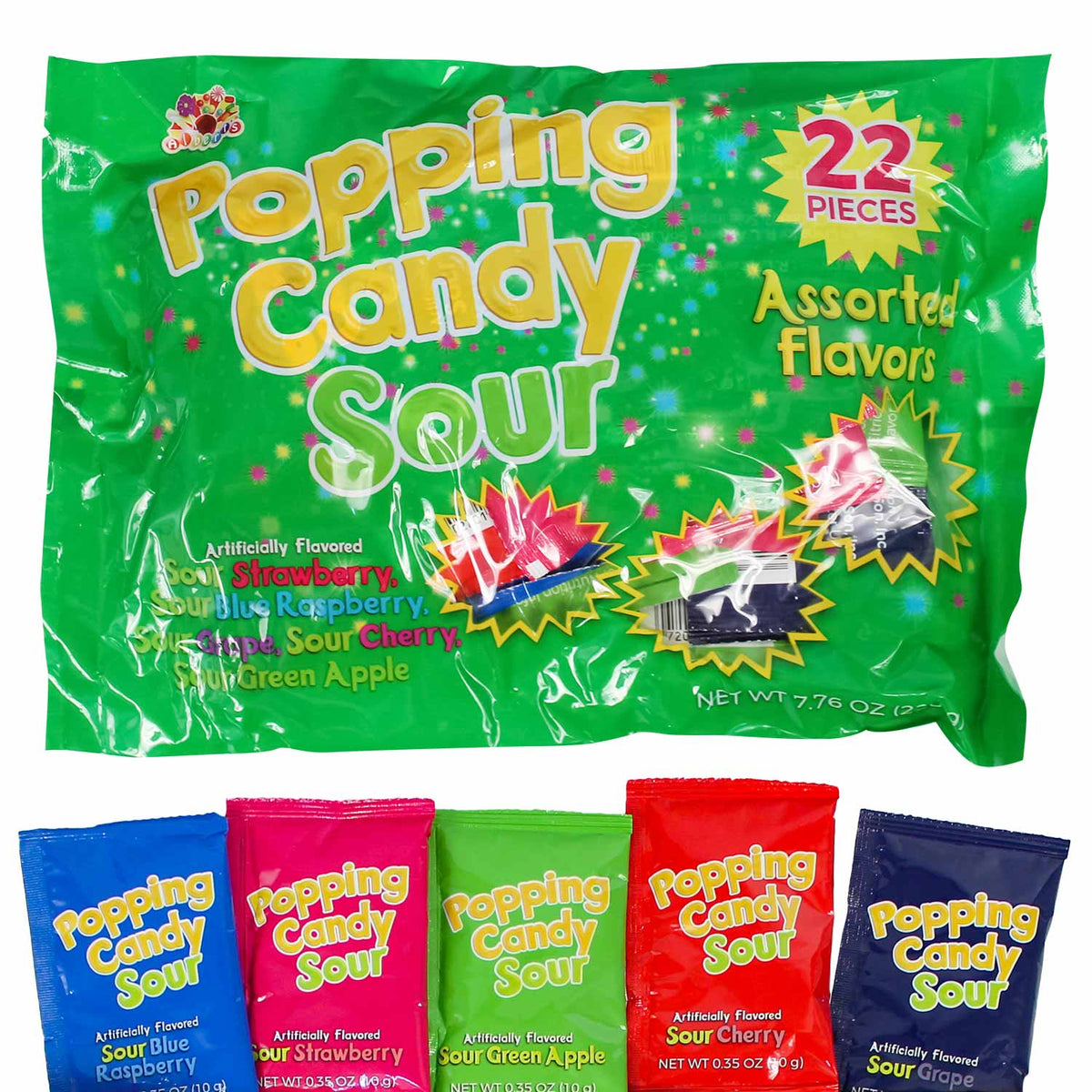 Popping Candy Sour Assortment (22 PACK)