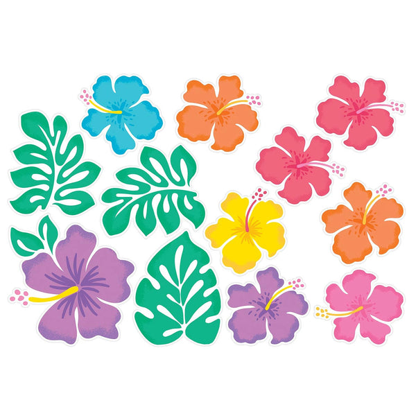 Summer Hibiscus Value Pack Cutouts (12 PACK)