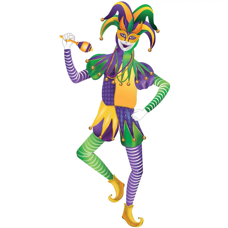 Large Jointed Jester Cutout