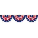 Bunting - Patriotic Fabric 16" x 11' (EACH)
