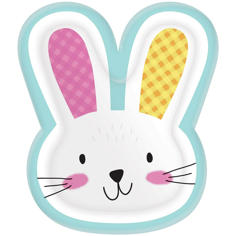 Bunny-Shaped Paper Dinner Plates