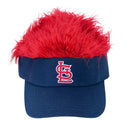 St. Louis Cardinals Flair Hair Visor front