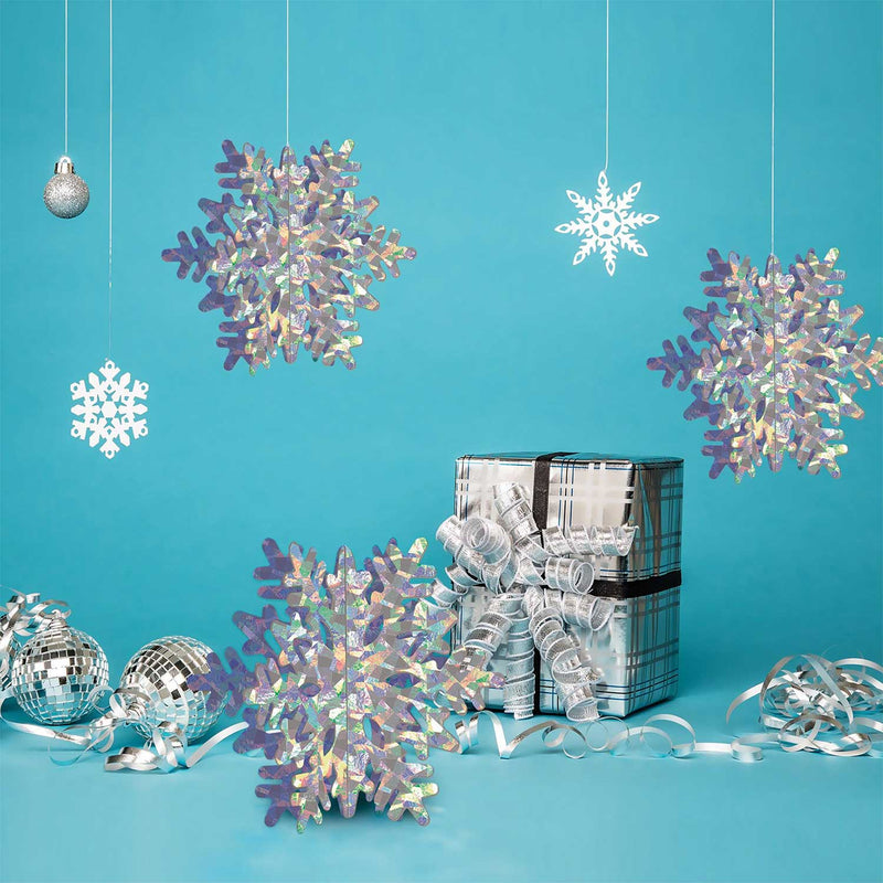 3-D Prismatic Snowflake Centerpiece lifestyle image