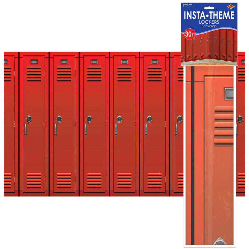 Lockers Backdrop 4' x 30'