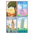 travel poster cutouts