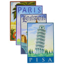 Home Party Decorative International Travel Cutouts - 16" (4 Ct)