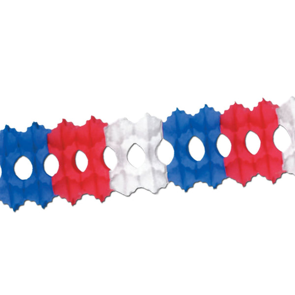 Arcade Garland - Red, White and Blue 12'