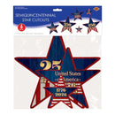 Semiquincentennial Star Cutout Assortment 5" - 12" (6 PACK)
