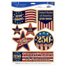 Semiquincentennial Peel 'N Place Stickers (7 PACK)