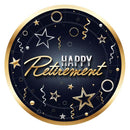 Happy Retirement Paper Plates 9" (8 PACK)