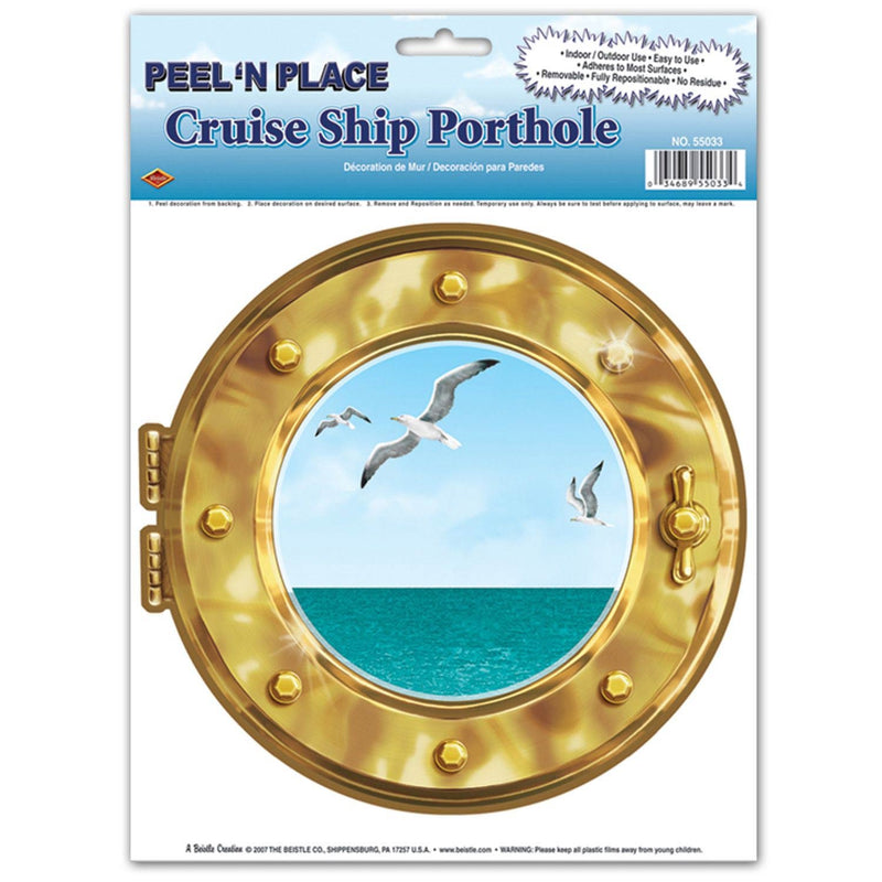 Ship's Porthole Peel 'N Place -1 pc