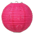 Lantern - Paper Lace Cerise 8" (3 PACK)