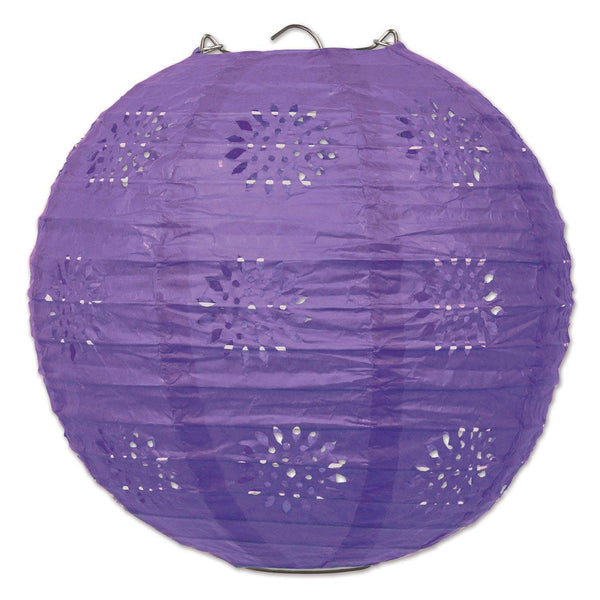 Lantern - Paper Lace Purple 8" (3 PACK)