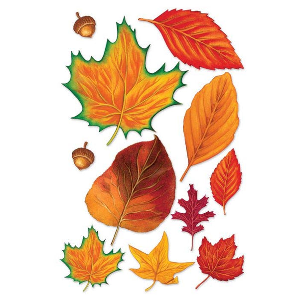 Fall Leaf Cutout Assortment 2.25" - 12" (11 PACK)