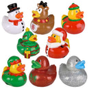 Big Christmas Rubber Duck Assorted 6" (EACH)