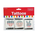 Tattoos - Patriotic Assortment 1.25"-1.5" (72 PACK)