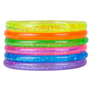 Liquid Glitter Bracelet Assortment 6" (DZ)