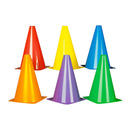 6 Plastic Traffic Cones