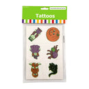 Tattoos - Glow In The Dark Halloween Assortment 1.5" (72 PACK)