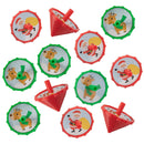 Mini Christmas Spin Tops (48 PACK)