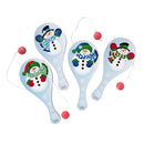 Paddle Ball - Snowmen 9.5" (DZ)