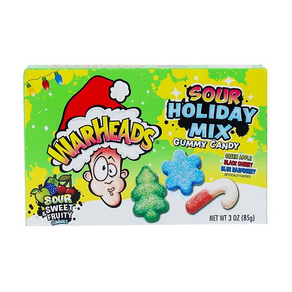Warheads Sour Holiday Mix Theater Box 3 oz