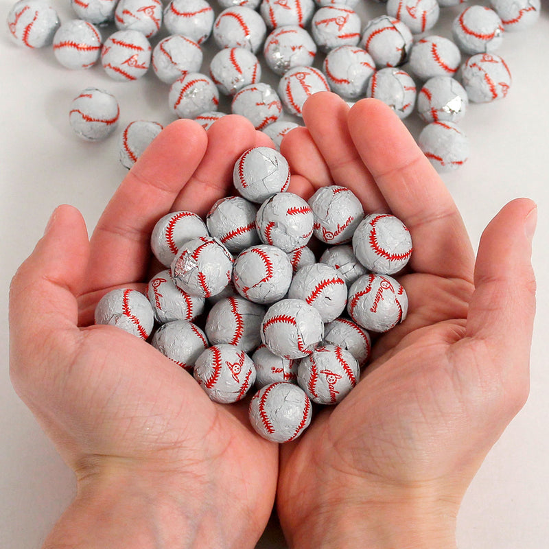 Chocolate Baseballs 3/4" (100 PACK)