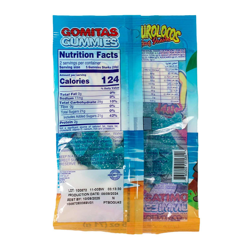 Surfing Sharks Blueberry Gummies 2.5 oz