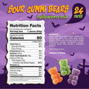 Sour Gummi Bears Halloween Mix (24 PACK)