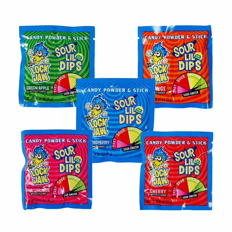 Xtreem Lock Jaw® Sour Lil Dips Candy Powder & Stick (36 PACK)