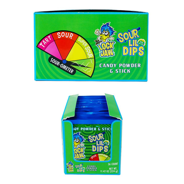 Xtreem Lock Jaw® Sour Lil Dips Candy Powder & Stick (36 PACK)