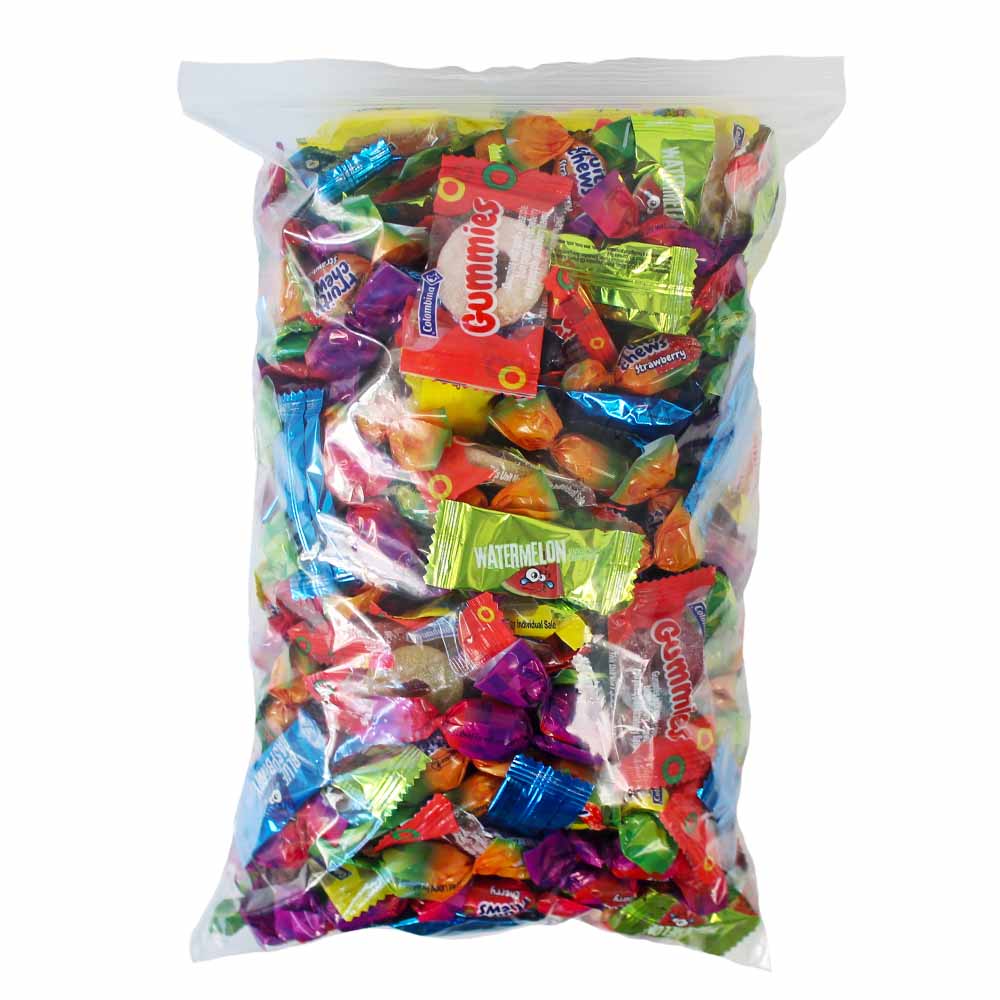 Candy Assortment | Chewy & Gummy (200 Approx) | American Carnival Mart
