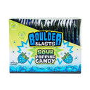 Boulder Blasts Sour Popping Candy - Blue Raspberry (24 PACK)