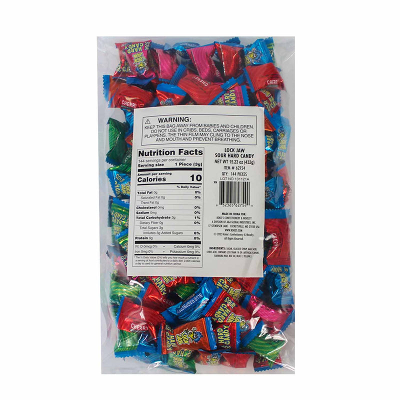 Xtreem Lock Jaw® Sour Hard Candy (144 PACK)