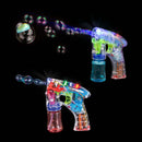 Light Up Bubble Gun 5.5" (EACH)