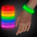 Glow Bracelets - Triple Wide Assortment 9" (25 PACK)