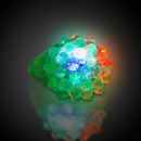 Light Up Bumpy Rings - Green 1.5" (24 PACK)