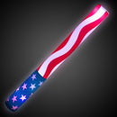 Light Up American Flag Foam Baton 16" (EACH)
