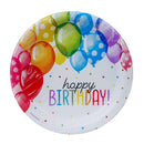 Birthday Balloon Paper Plates 8.75" (8 PACK)