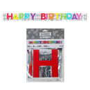 Happy Birthday Foil Fringe Banner 6" x 66" (EACH)