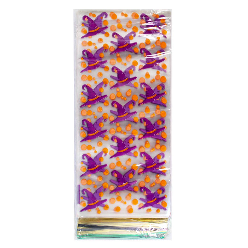 Halloween Cello Treat Bag Assortment 10.5" x 5" (150 PACK)