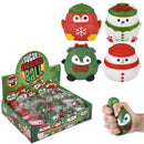 Christmas Squeezy Sugar Ball Assortment 2.4" (DZ)