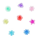 Clear Flower Spinning Top Assortment 1.25" (100 PACK)