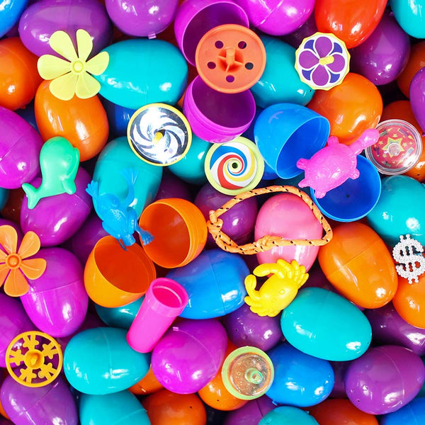1 Toy Filled Easter Eggs 2-1/3" (500 PACK)