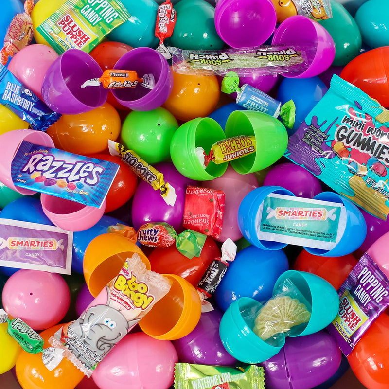 Taped 1 Candy Filled Easter Eggs 2-1/3" (500 PACK)