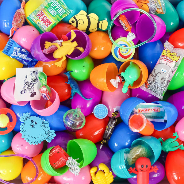 Toy & Candy Filled Easter Eggs 2-1/3" (500 PACK)